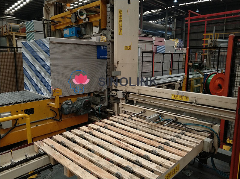 완전 자동 수직 팔레트 달아서 기계