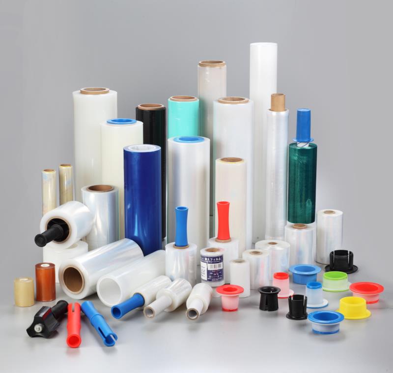 손 사용 스트레치 필름