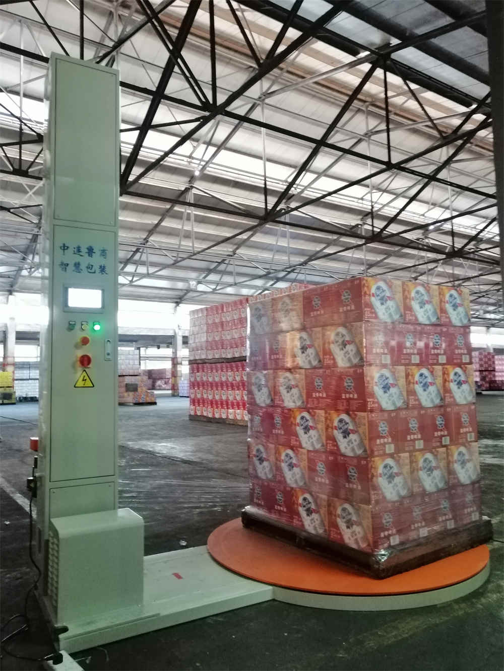 특수 스트레치 랩핑 필름 포장기