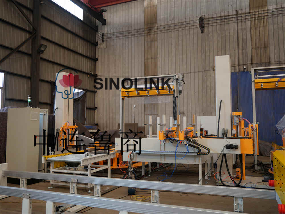 자동 확장 용지 코너 보호 팔레트 온라인 포장기