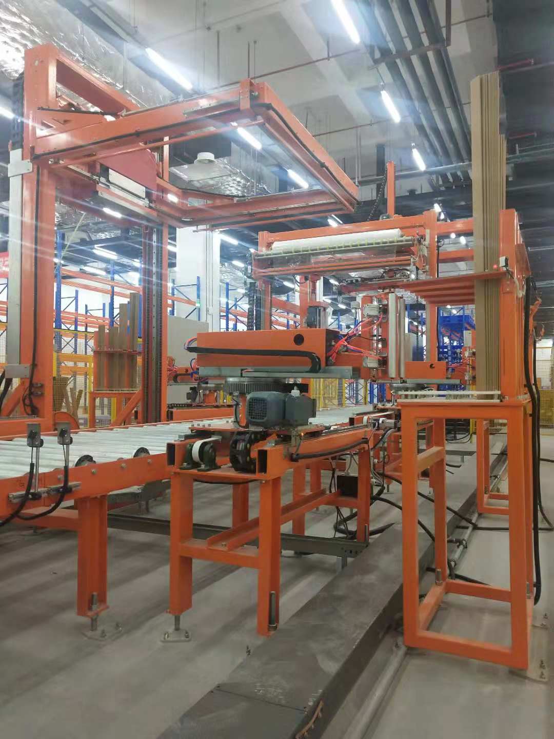 완전 자동 확장 코너 보호 수평 스트래핑 기계