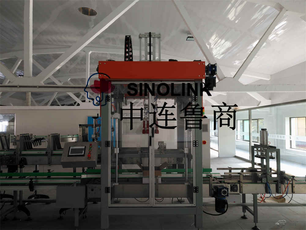 점프 온 케이스 패커 완전 자동 카톤화물 포장 기계