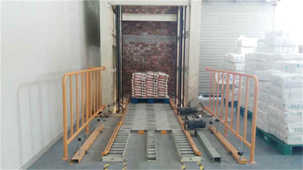 완전 자동 무인 중하 중 수직 리프팅 컨베이어