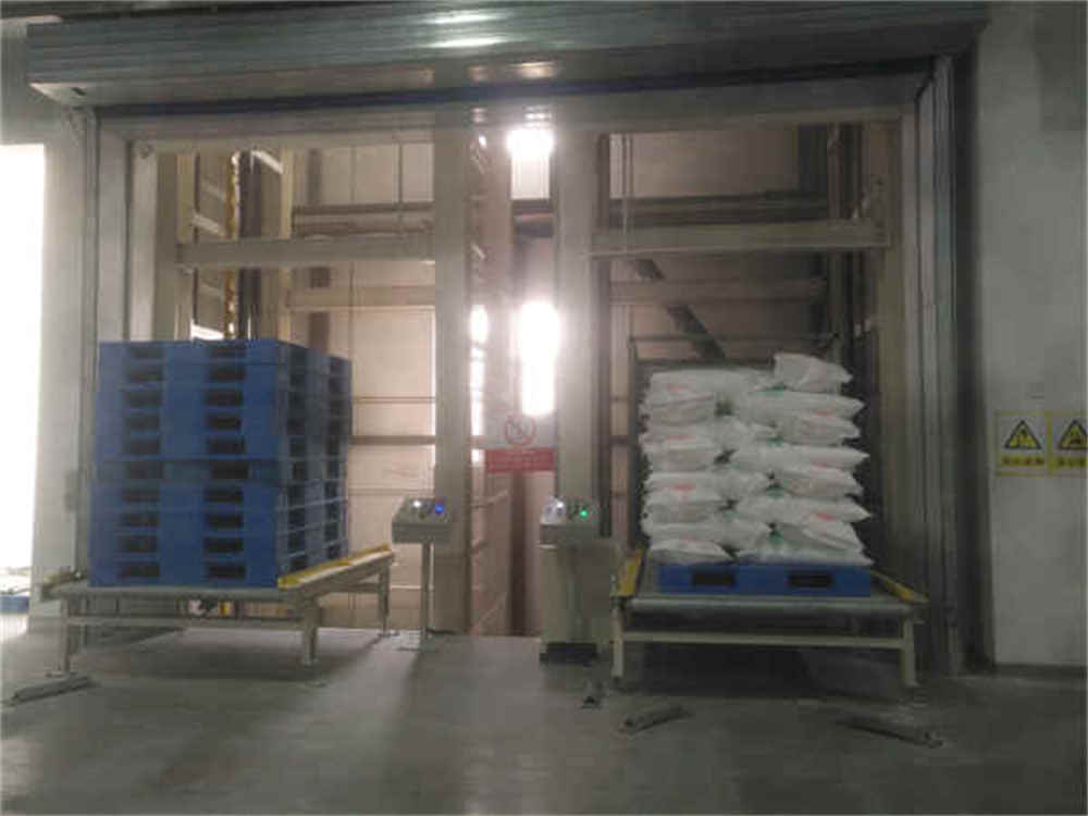 완전 자동 무인 중하 중 수직 리프팅 컨베이어