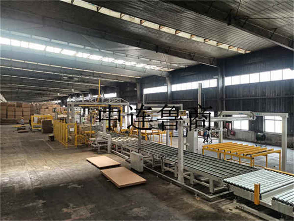 사람이 만든 목재 보드를위한 지능형 포장 시스템