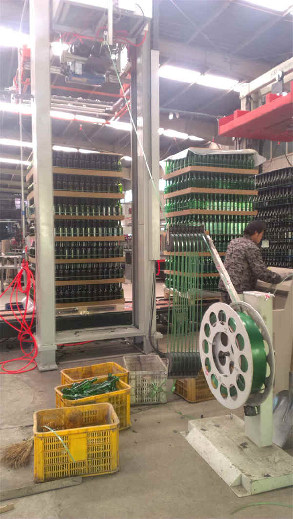 팔레트용 수평 전자동 스트래핑 기계