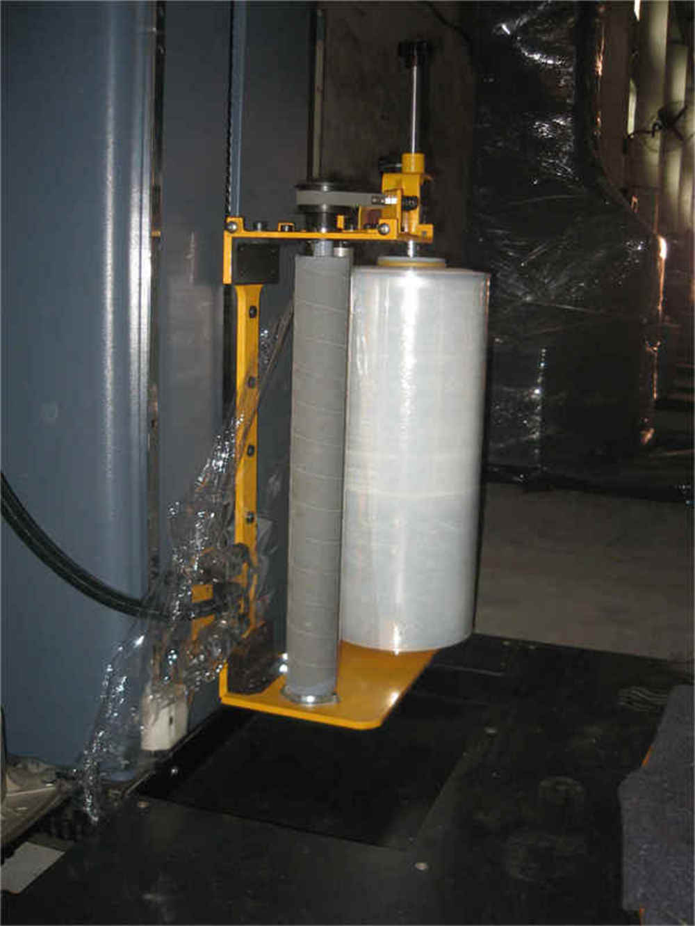 반 자동 팔레트 포장 기계