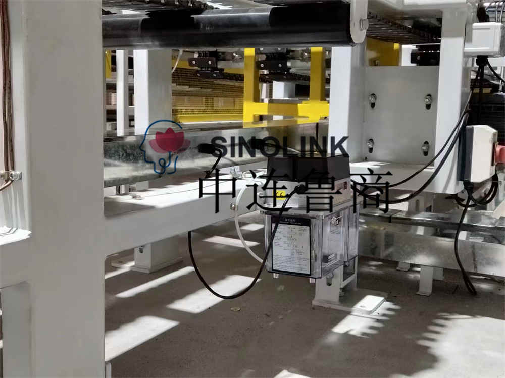 석고보드(건축판, 인조판 등) 전자동 6면 포장 포장 시스템