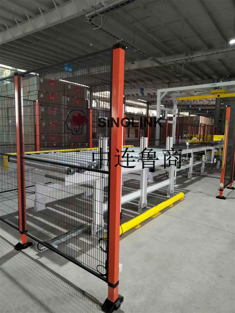 석고보드(건축판, 인조판 등) 전자동 6면 포장 포장 시스템