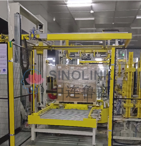 광전지 포장 : 크로스 스트랩 + 코너 프로텍터가 필름 포장