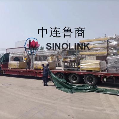 고객을 위해 트레일러 3개 상품 배송