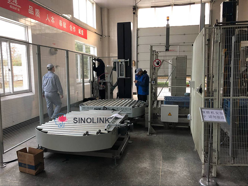 Full Automatic Turntable Wrapping Machine Full Automatic Turntable Wrapping Machine