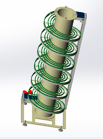 완전 자동 왕복 스크류 컨베이어 벨트 컨베이어 Fully Automatic Reciprocating Screw Conveyor Belt Conveyor
