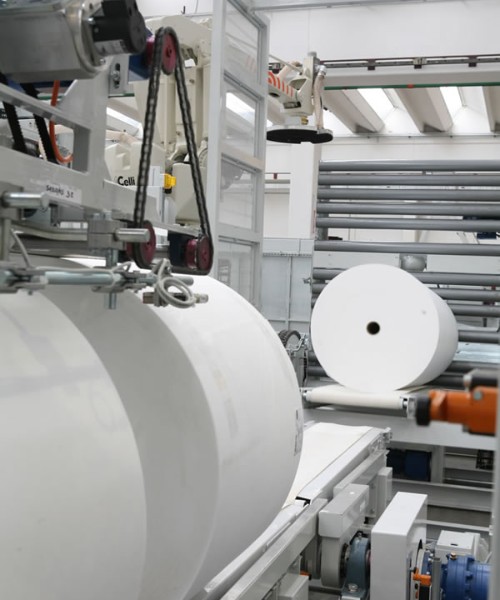 부직포 자동 운반 및 포장 시스템 Non Woven Fabric Automatic Conveying And Packaging System