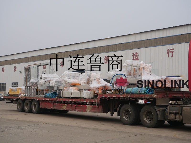 달아서 기계의 배달 사진 Delivery Pictures of Strapping Machine