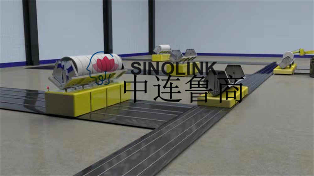 부직포 자동 운반 및 포장 시스템 Non Woven Fabric Automatic Conveying And Packaging System