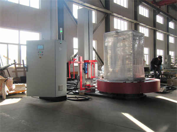 자동 온라인 턴테이블 스트레치 필름 래퍼 기계 T2000FZ-PL Automatic Online Turntable Stretch Film Wrapper Machine T2000FZ-PL