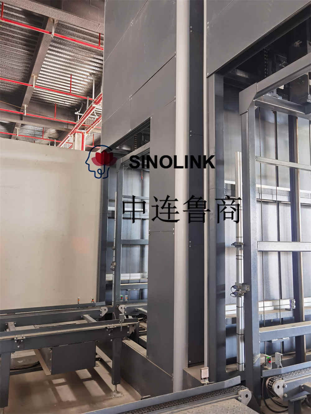 완전 자동 무인 왕복 수직 리프트 컨베이어 Fully Automatic Unmanned Reciprocating Vertical Lift Conveyor