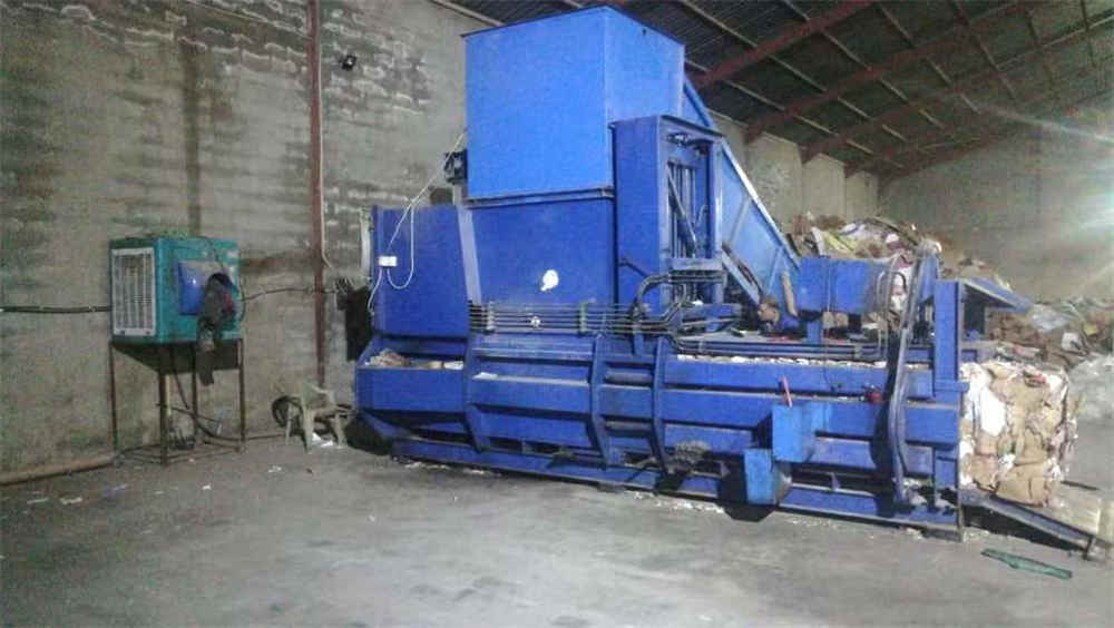 완전 자동 유압 포장기 기계 Fully Automatic Hydraulic Baler Machine