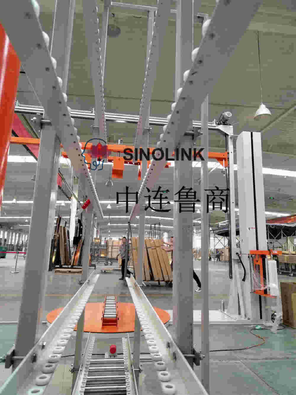 비표준 수직 도어 및 창 포장 기계